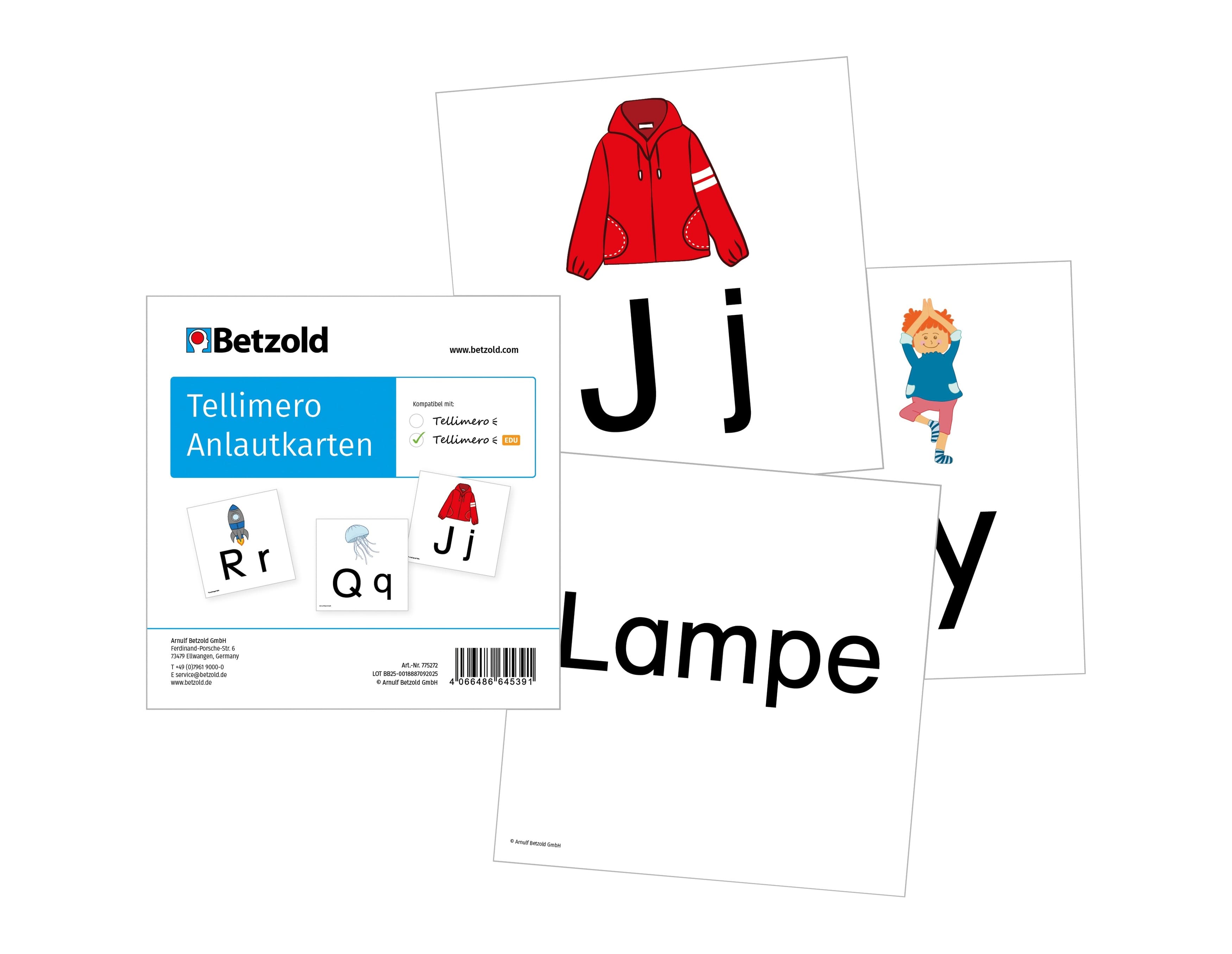 Betzold Anlautkarten für den Audiostift “Tellimero EDU” e_775272_a