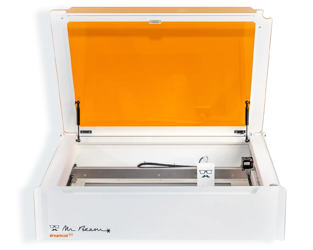 Kompakter Desktop-Lasercutter mit Belüftungssystem