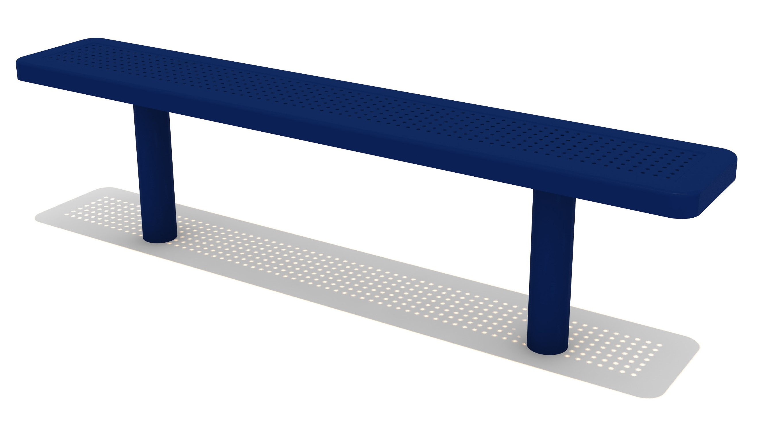 Qualiterra Outdoor Sitzbank “SingleBench” single_bench_-_blue_10200280_f