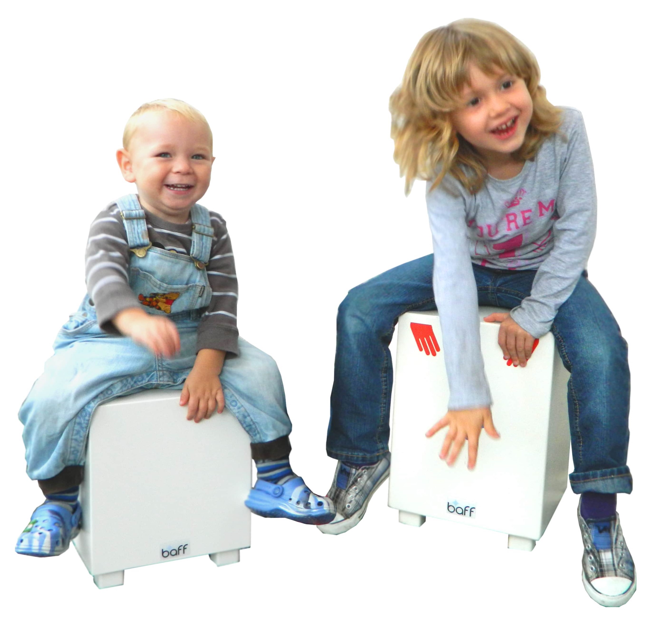 Baff Cajon für Kinder, Musikinstrument in Höhe 30 oder 38 cm EDU.de
