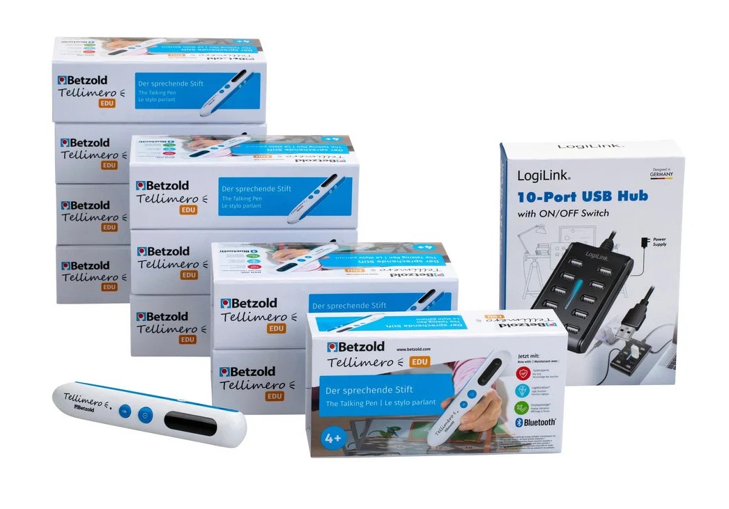 Betzold Audiostift “Tellimero EDU” als Klassensatz - Set aus 10 Vorlesestiften tellimero-edu-klassensatz-e_776633_b-zd