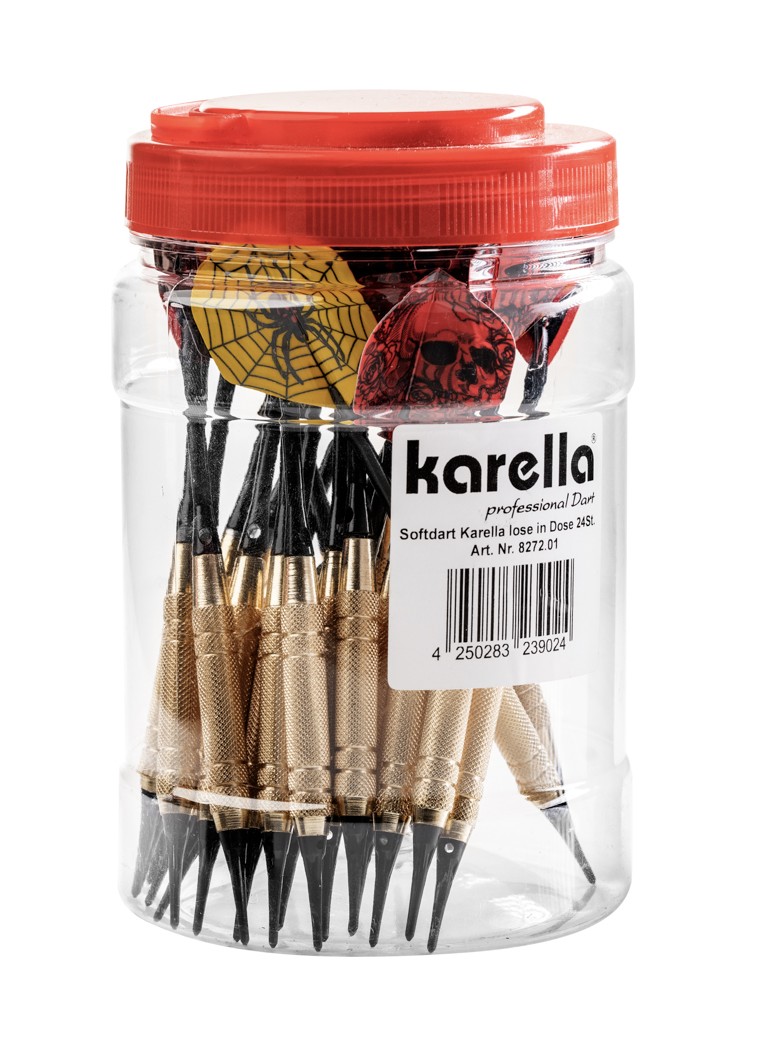 Karella Softdarts, Set aus 24 Stück softdarts_karella_lose_in_dose_-_8272.01_-_00