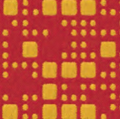 Rot-Gelb gemustert 1-33