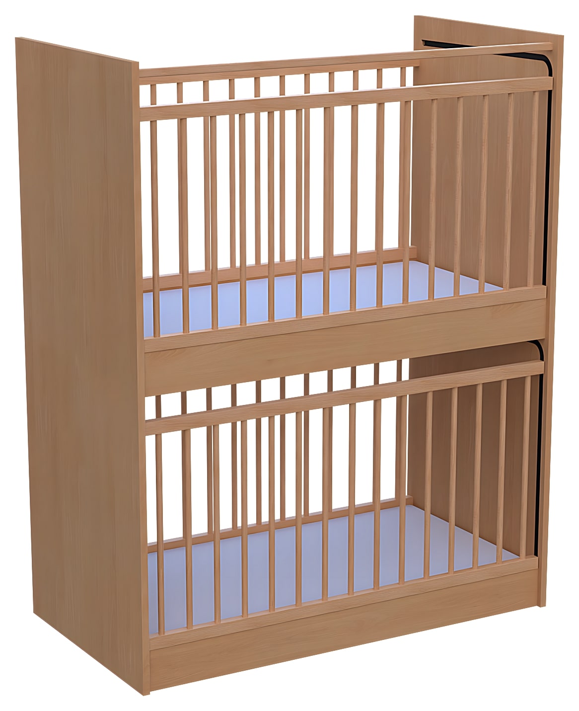 Baum & Hien Krippen-Etagenbett, Stockbett mit 2 Liegeflächen in verschiedenen Ausführungen 5025-6120-11-bu_1920x1920